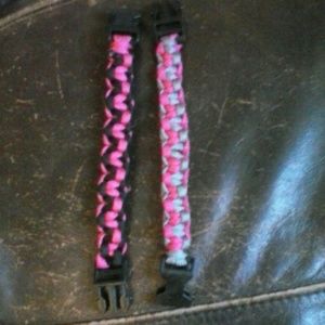 Handmade Solomon's heart paracord bracelets